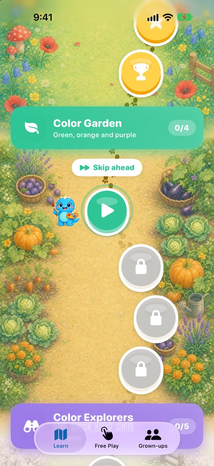 The Colors lesson map